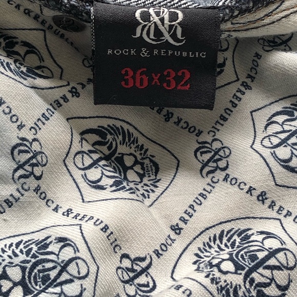 SOLD! Rock & Republic NEIL 36x32 Men’s Jeans - Picture 6 of 8